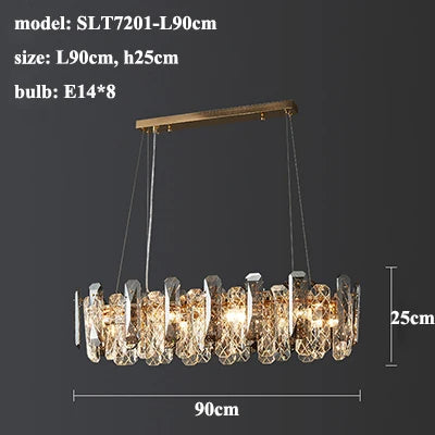 Lazzo Crystal Modern Chandelier - view 8