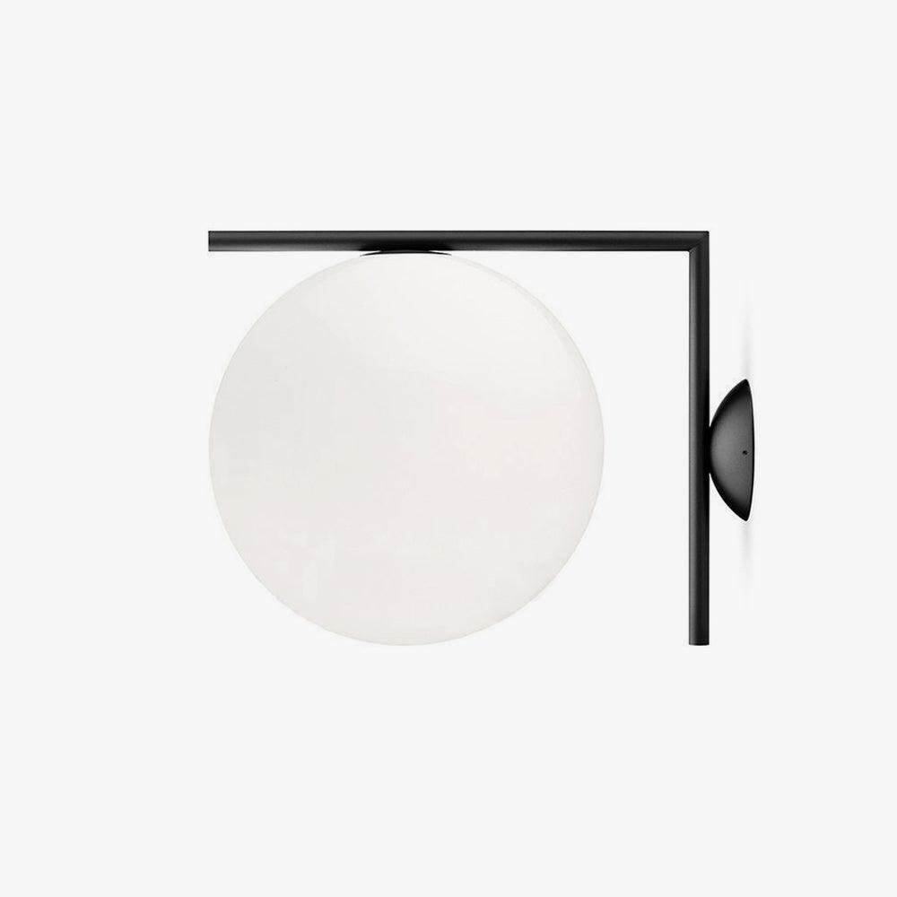 Blown Glass Opal Glass Wall Lamp - view 5