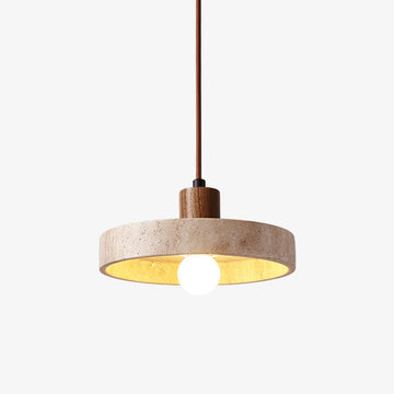 Piedra Travertine Pendant Light
