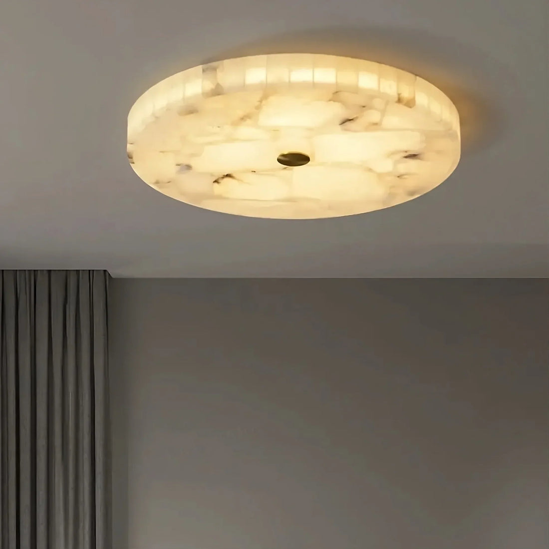 Moonshade Natural Marble Ceiling Light