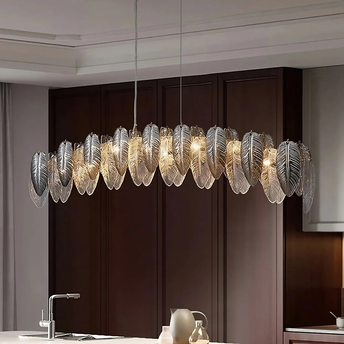 Giatti Glass Dining Room Chandelier - view 2
