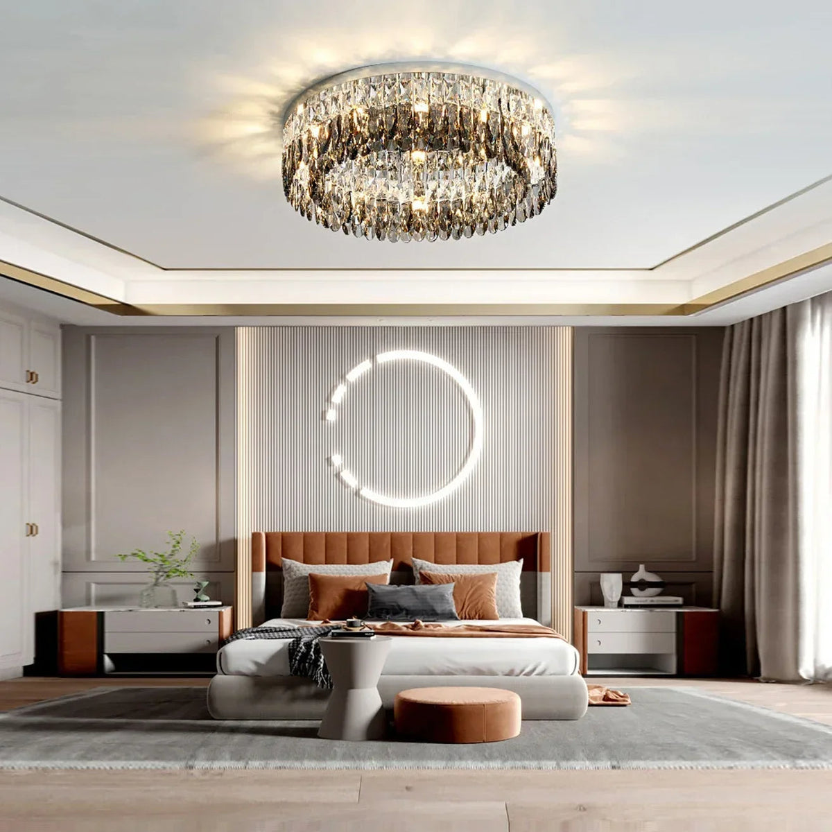 Giano Crystal Flush Mount - view 3