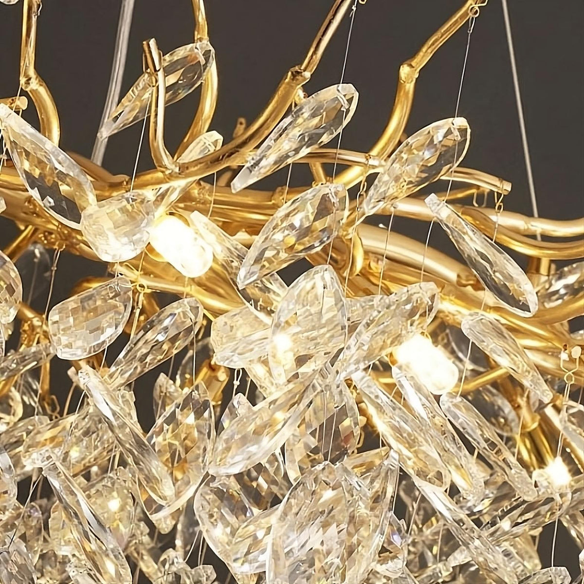 Albero Collection Crystal Ceiling Light Fixture - view 7