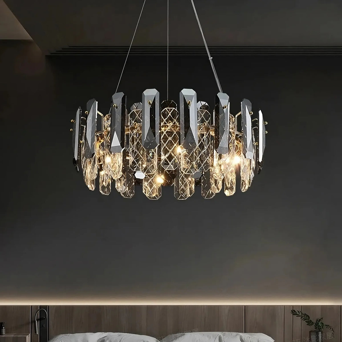 Lazzo Crystal Modern Chandelier - view 2