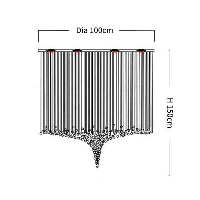 Piovere Multi Pendant Chandelier - view 8