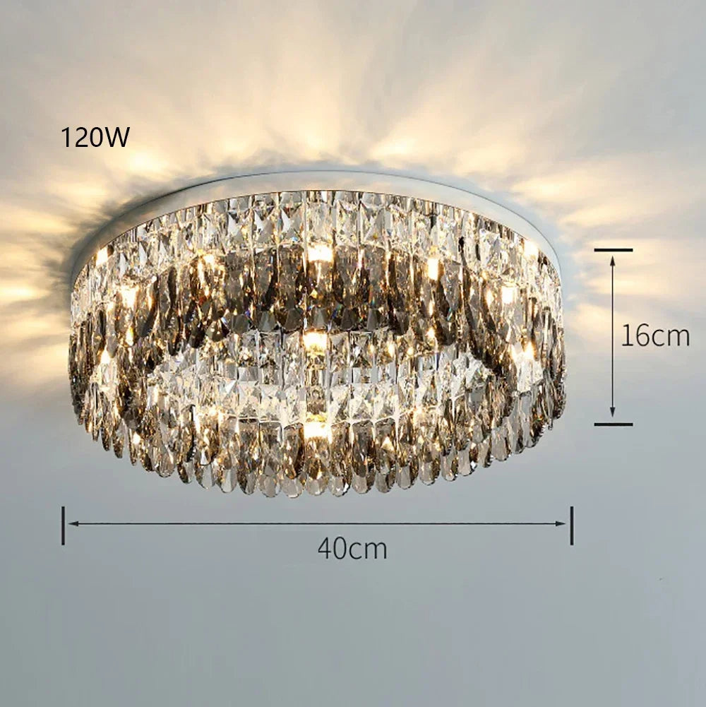 Giano Crystal Flush Mount - view 9