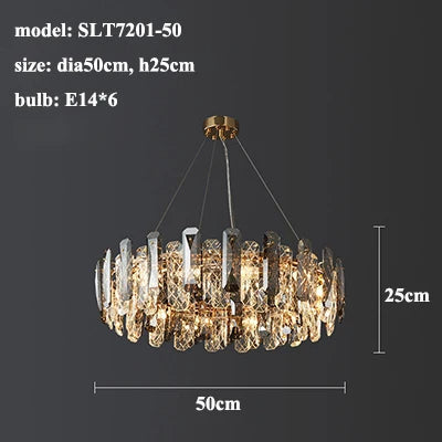 Lazzo Crystal Modern Chandelier - view 9