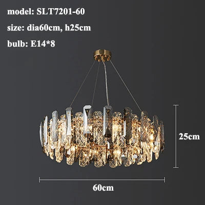Lazzo Crystal Modern Chandelier - view 10