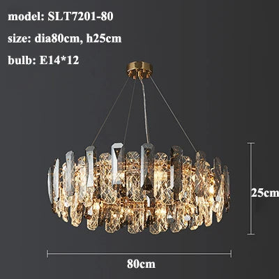 Lazzo Crystal Modern Chandelier - view 11