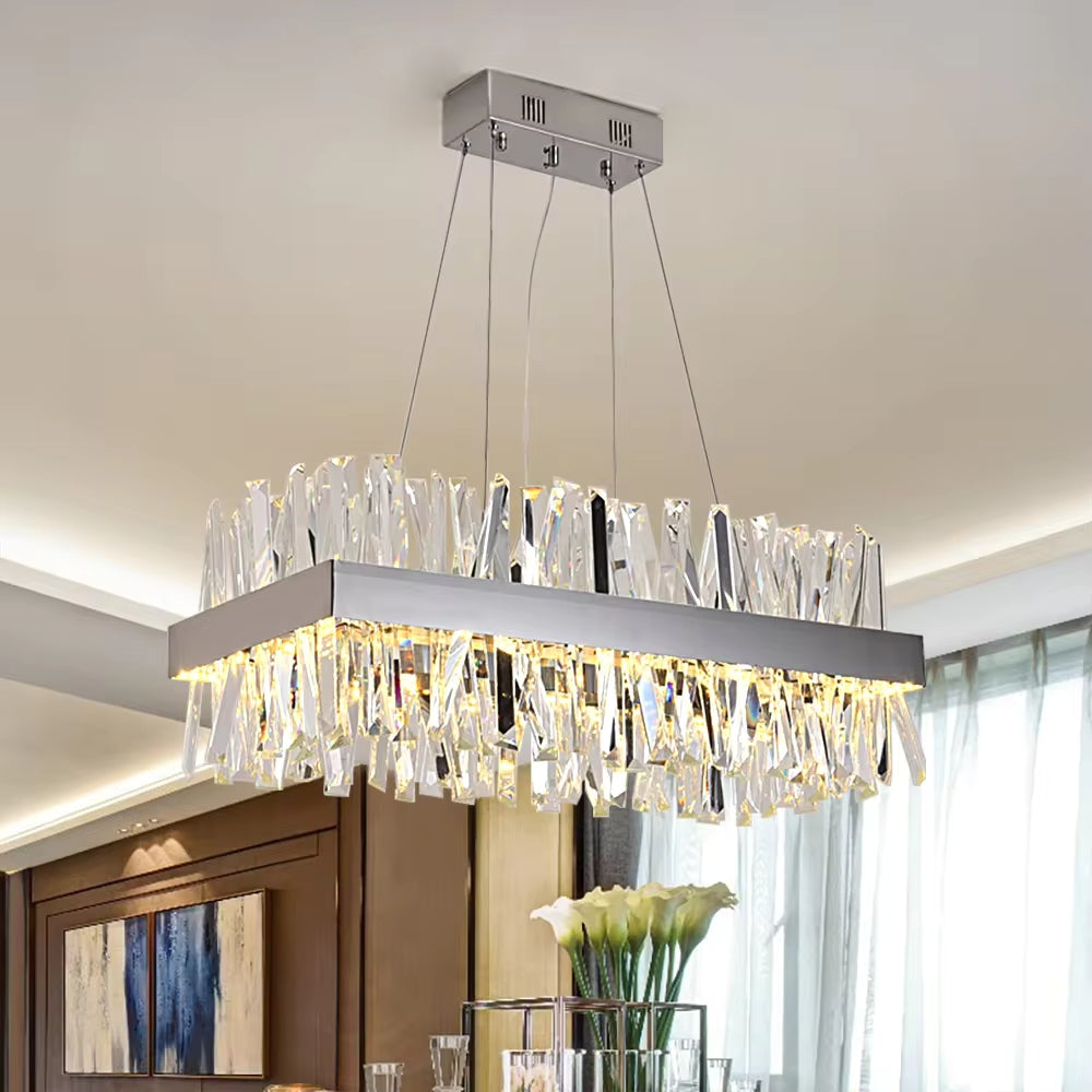 Calvi Crystal Dining Room Chandelier - view 3