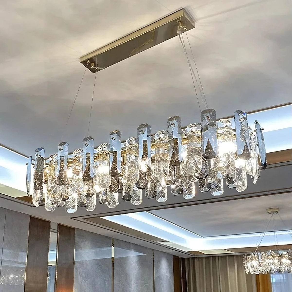 Lazzo Crystal Modern Chandelier - view 4