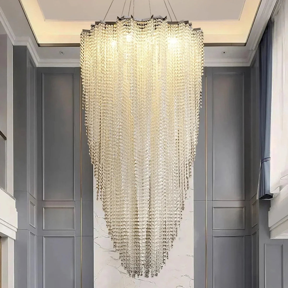 Alleri Crystal Foyer Chandelier - view 2