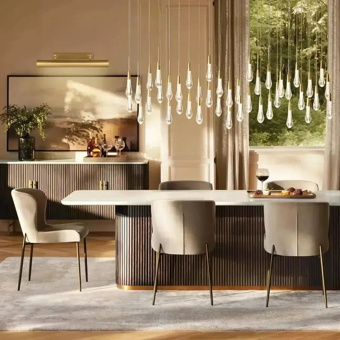 Soltaire Linear Chandelier