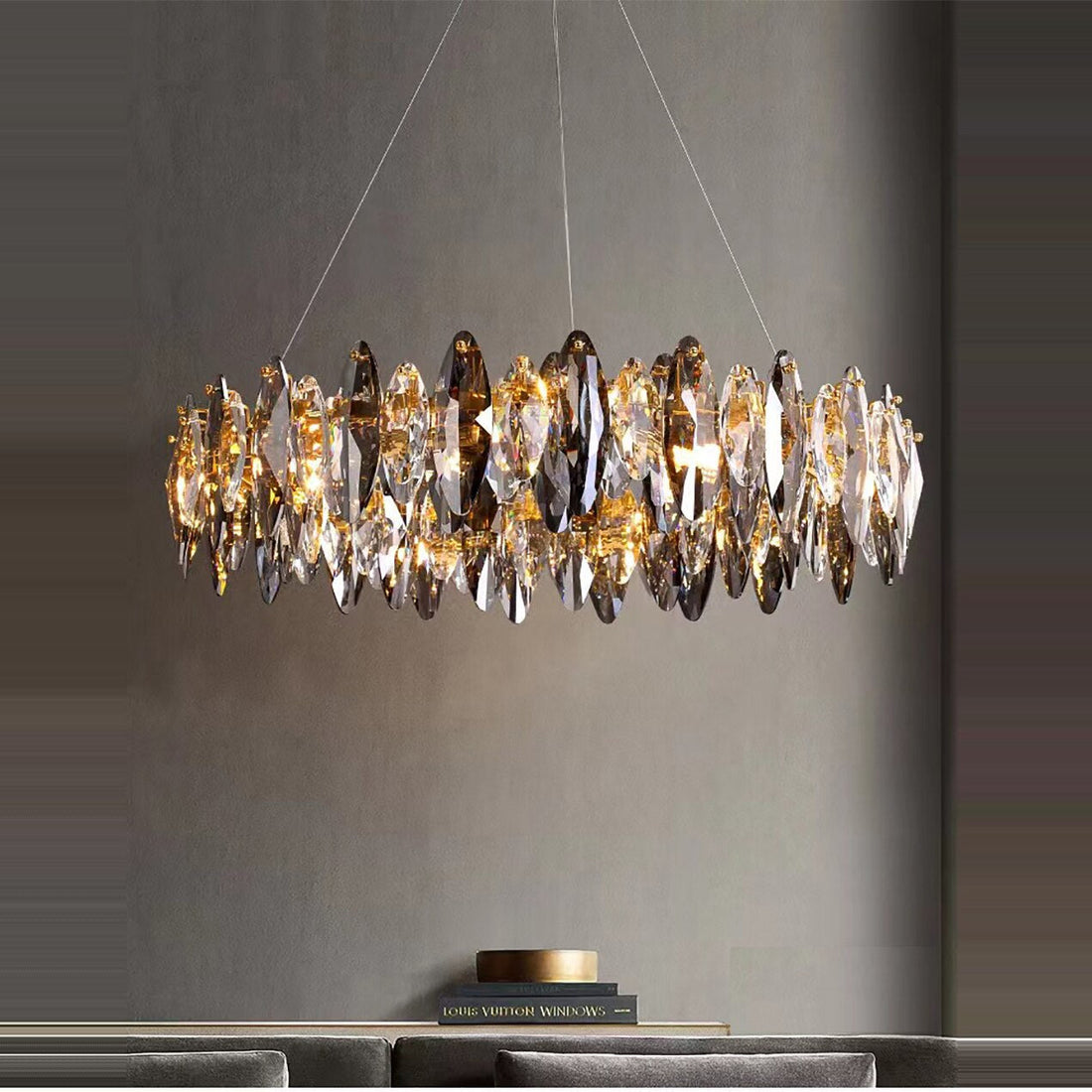 Lazzo Modern Chandelier Crystal