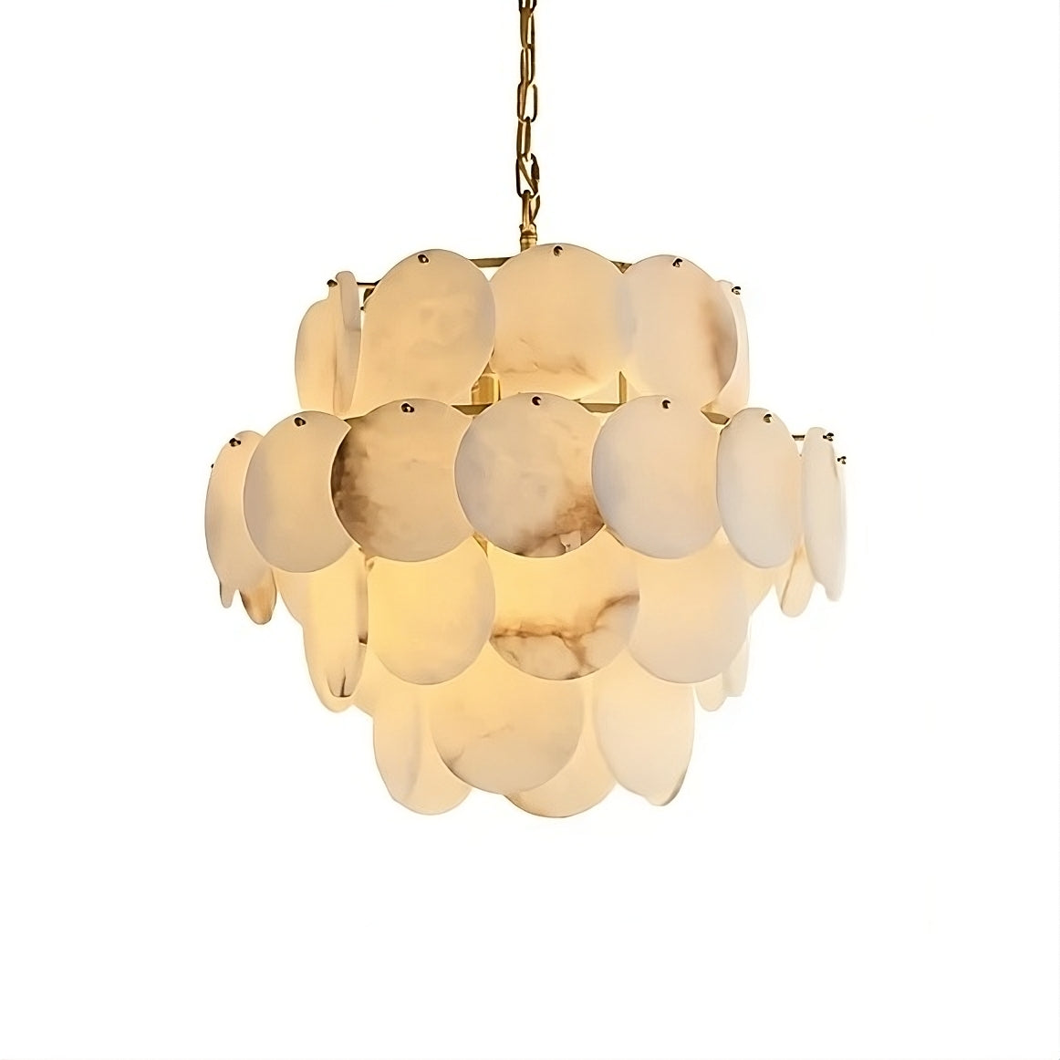 Moonshade Natural Marble Modern Chandelier 1 - view 11