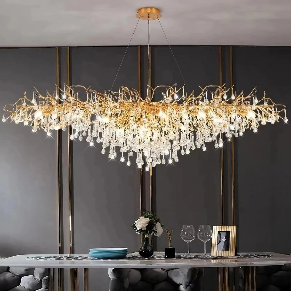 Albero Dining Room Crystal Chandelier