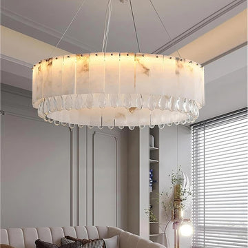 Marble & Crystal Modern Chandelier
