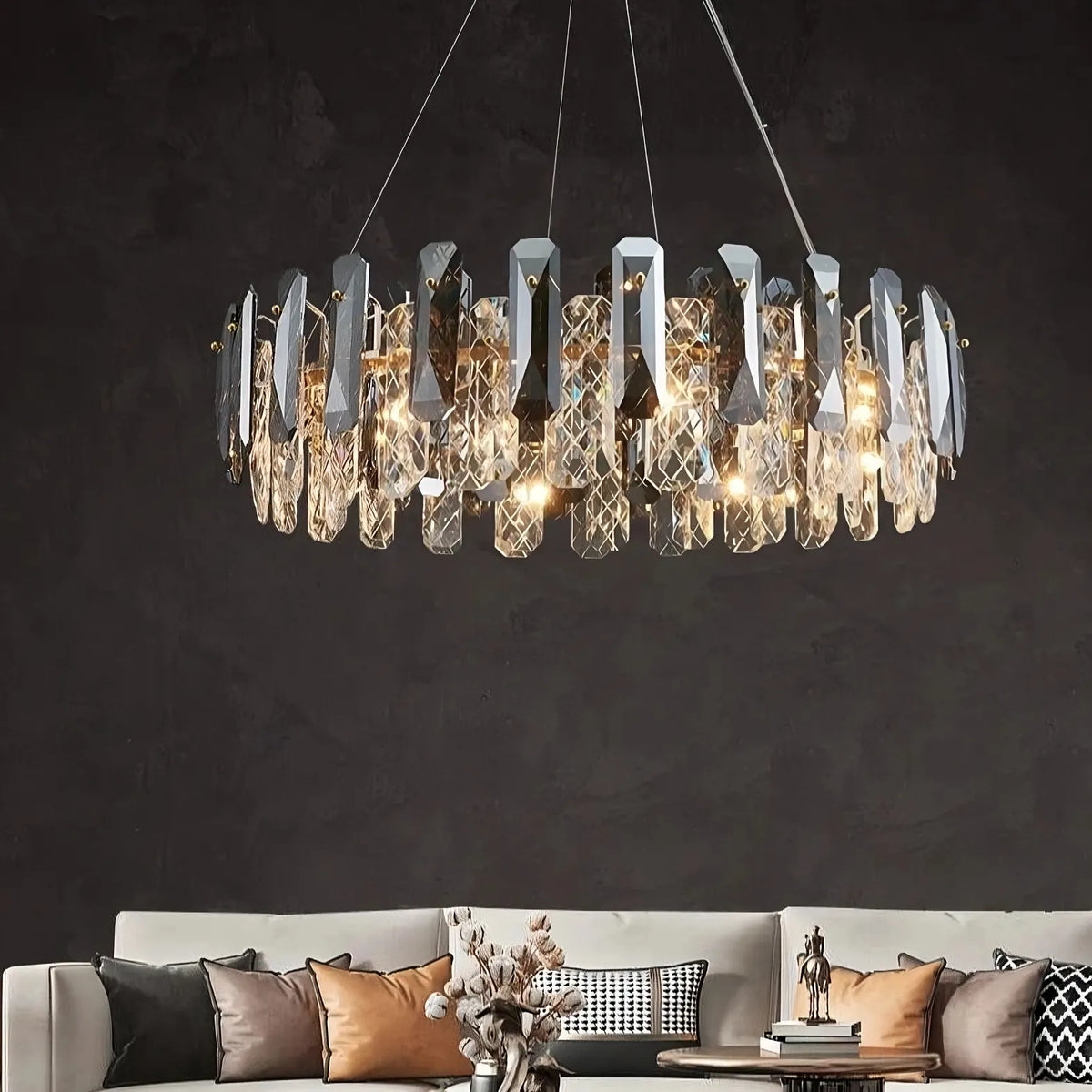 Lazzo Crystal Modern Chandelier - view 3