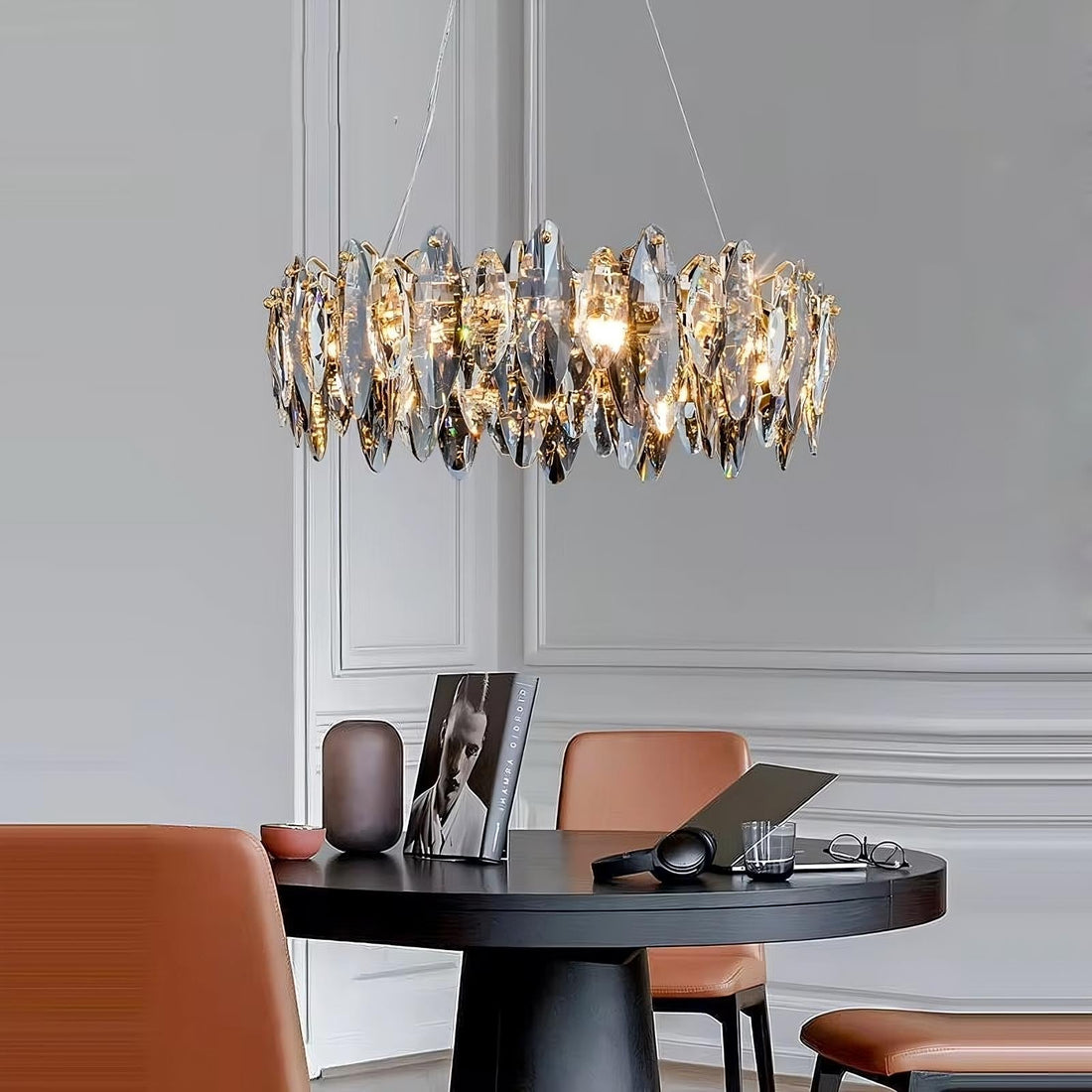 Lazzo Modern Chandelier Crystal