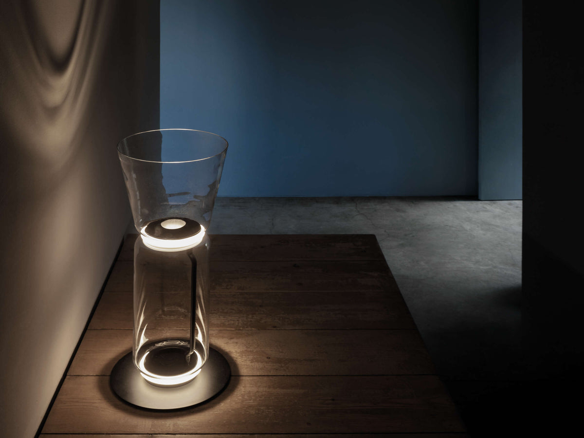 Bamboo Glass Floor Lamp - view 86