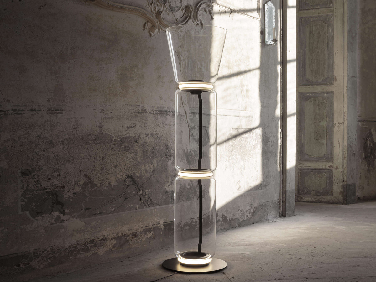Bamboo Glass Floor Lamp - view 88