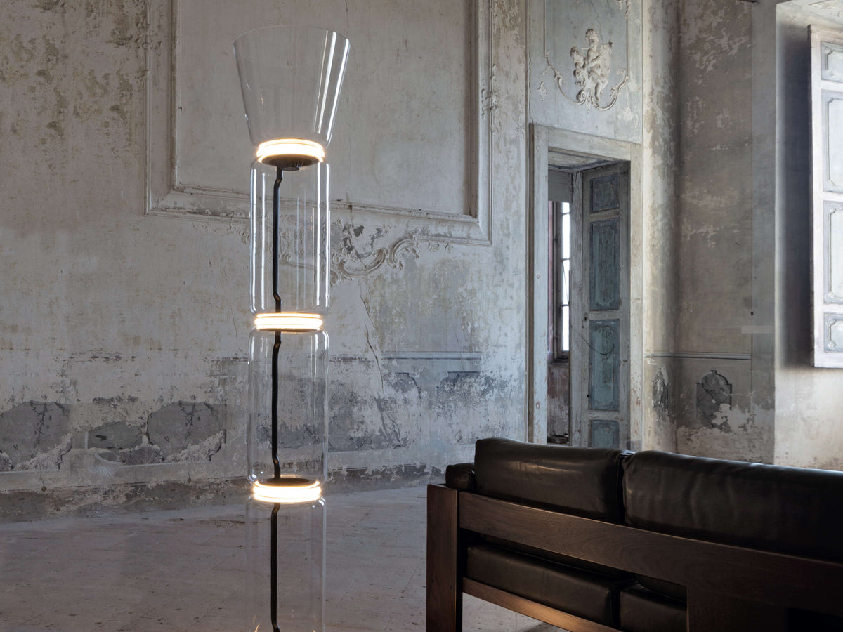 Bamboo Glass Floor Lamp - view 93