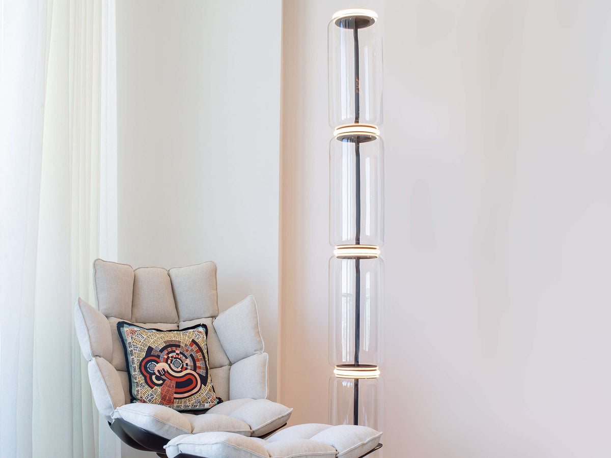 Bamboo Glass Floor Lamp - view 64