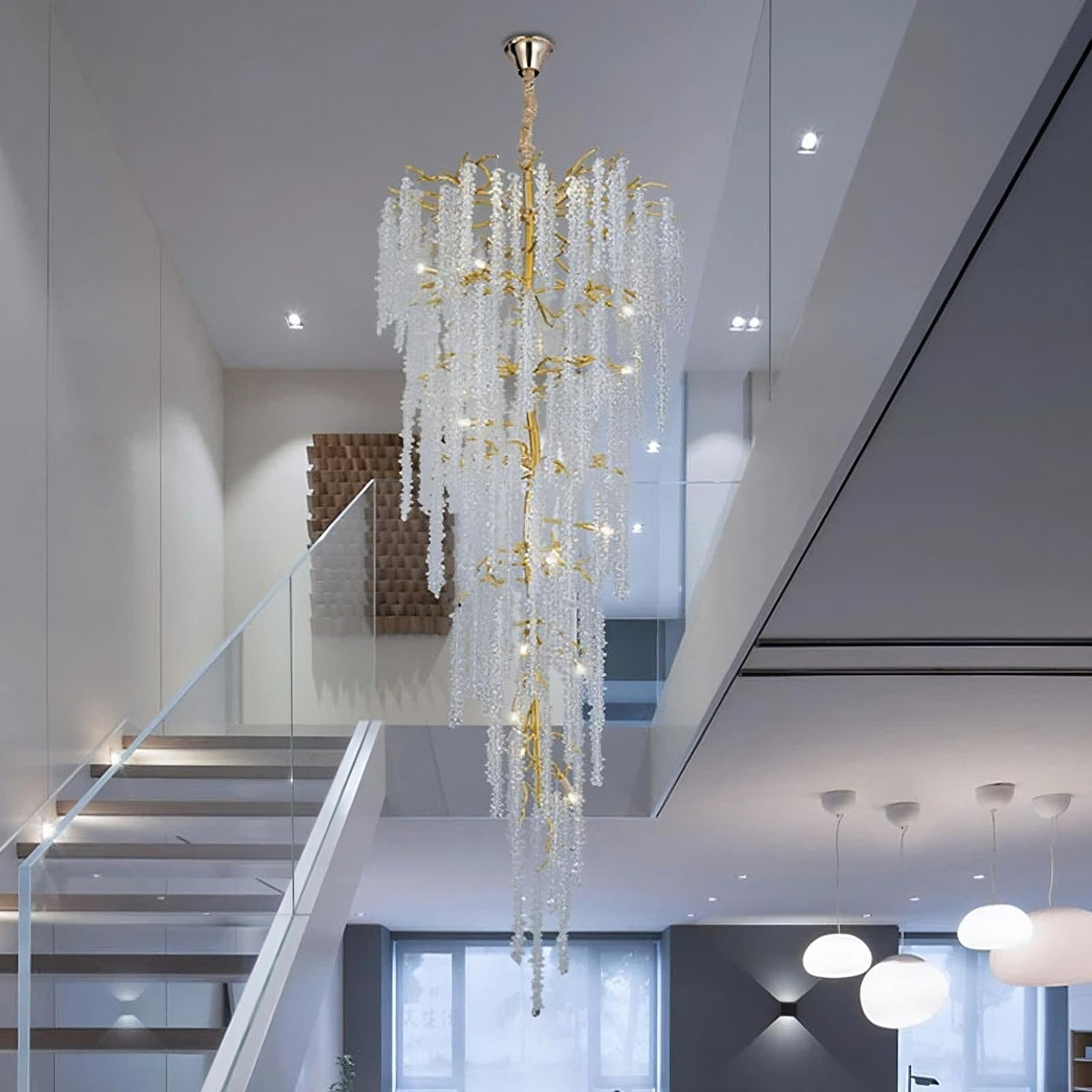 Albero Crystal Foyer Chandelier - view 4