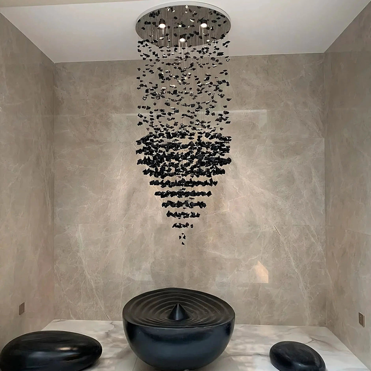 Giore Stone Pendant Chandelier - view 3
